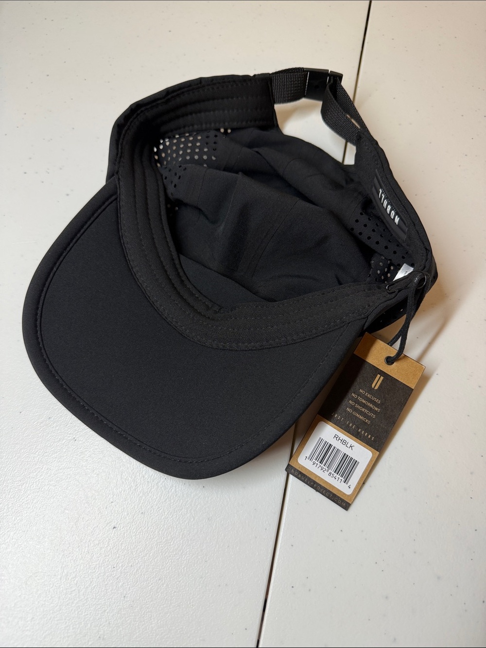 NOBULL Black Logo Lightweight Performance hat, NWT - Picture 2 of 7